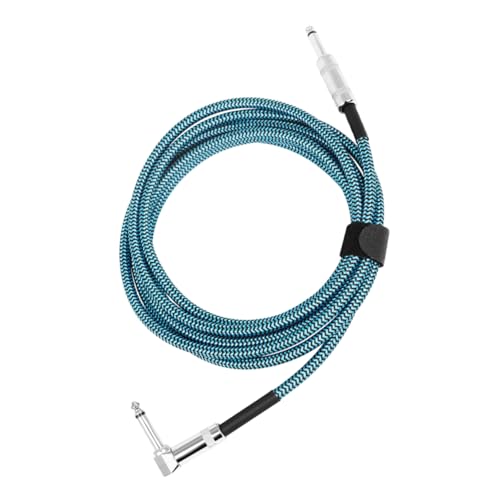 JEWEDECO Gitarrenkabel Gitarren Audiokabel Musikinstrumenten Effektkabel Audio Verbindungskabel Gitarren Patchkabel Gitarrenteile Gitarrenzubehör E Bass Audiokabel Gitarrenkabel von JEWEDECO