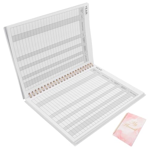 JEWEDECO Hauptbuch, Währungsverfolgungsbuch, Kontenbuch, Bankeinlagenbuch, Persönliches Finanzmanagement Notizbuch, Geldbuch Zum Sparen Von Bargeld, Notizbuch Zur Finanzorganisation von JEWEDECO