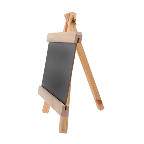 JEWEDECO Holz Kreidetafel mit Stabiler Staffelei Abwischbar und Wiederverwendbar Kleiner Tischaufsteller für Notizen Buffet Geeignet für Küche Bar Hochzeit Indoor Outdoor Nutzung von JEWEDECO
