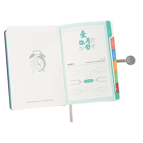 JEWEDECO Jahr Des Hasen Zeitplan Büro Notizbuch Haushaltsplaner Buch Studienplaner Arbeitsplaner Büro Schreibheft Kompaktplaner Notizblock Büro Akademischer Planer Tagesplaner von JEWEDECO