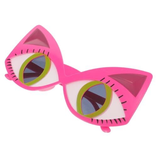 JEWEDECO Katzenbrille im Lustigen Design Kreative Cat Eyeglasses für Partys Cosplay Komfortable Trendige Accessoires für Katzenliebhaber für Fotos Feiern von JEWEDECO