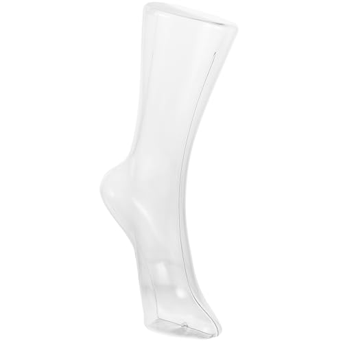 JEWEDECO Durchsichtiger Fußmodell Mannequin Aus PVC Ideal Für Die Präsentation Von Socken Strümpfen Und Strumpfwaren Transparentes Design Für Optimale Sichtbarkeit JEWEDECO Durchsichtiger Fußmodell Mannequin Aus PVC Ideal Für Die Präsentation Von Socken Strümpfen Und Strumpfwaren Transparentes Design Für Optimale Sichtbarkeit von JEWEDECO