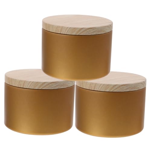 JEWEDECO Kerzenglas Aus Eisen Kerzenbehälter Vorratsgläser 3er-set Leere Kerzengläser Für Dekorationen JEWEDECO Kerzenglas Aus Eisen Kerzenbehälter Vorratsgläser 3er-set Leere Kerzengläser Für Dekorationen von JEWEDECO