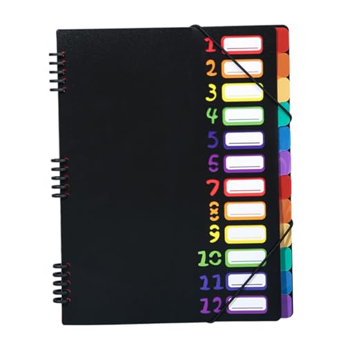 JEWEDECO Ordner Folio Dokumenten Organizer Taschen Organizer Rechnungs Organizer Mit Taschen Carpetas Escolares Akten Organizer Binder Baby Dokumenten Organizer Savor Dokumenten Organizer von JEWEDECO