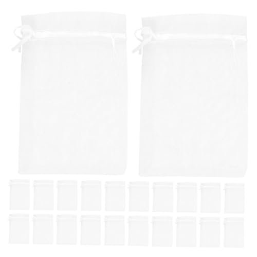 JEWEDECO Organzabeutel Mit Kordelzug 50 Stück Netzbeutel Für Hochzeitssüßigkeiten Partygeschenke Schmuckaufbewahrung Organza-geschenkbeutel JEWEDECO Organzabeutel Mit Kordelzug 50 Stück Netzbeutel Für Hochzeitssüßigkeiten Partygeschenke Schmuckaufbewahrung Organza-geschenkbeutel von JEWEDECO