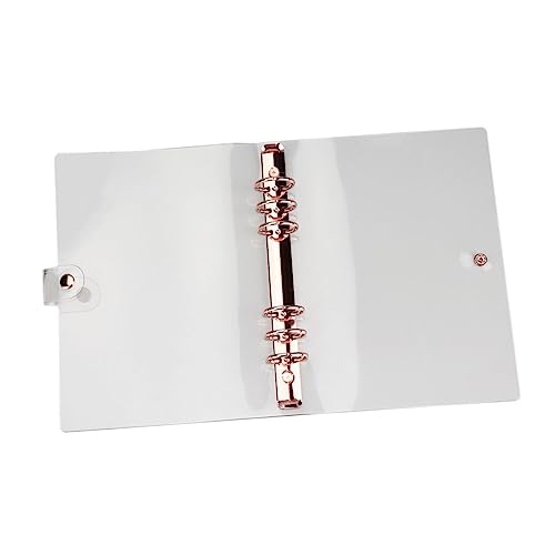 JEWEDECO PVC Transparentes Ringbuch Cover Roségold Flexibler Langlebiger Notizbuchschutz aus Hochwertigem PVC für Schüler und Büro Praktischer Loseblatt Organizer für Notizhefte JEWEDECO PVC Transparentes Ringbuch Cover Roségold Flexibler Langlebiger Notizbuchschutz aus Hochwertigem PVC für Schüler und Büro Praktischer Loseblatt Organizer für Notizhefte von JEWEDECO