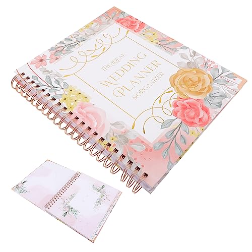 JEWEDECO Planer Für Hochzeit, Verlobung, Notizblock, Hochzeitsplanerbuch, Neuartiger Hochzeitsrekorder, Praktischer Hochzeitsplaner, Hochzeitsplaner Für Die Braut, Hochzeits Countdown, von JEWEDECO