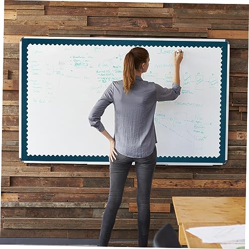JEWEDECO Schulklassenzimmer Pinnwand Dekorative Randbesätze Grün Bulletin Board Border Trim Für Tafel Fenster Tür Dekoration von JEWEDECO