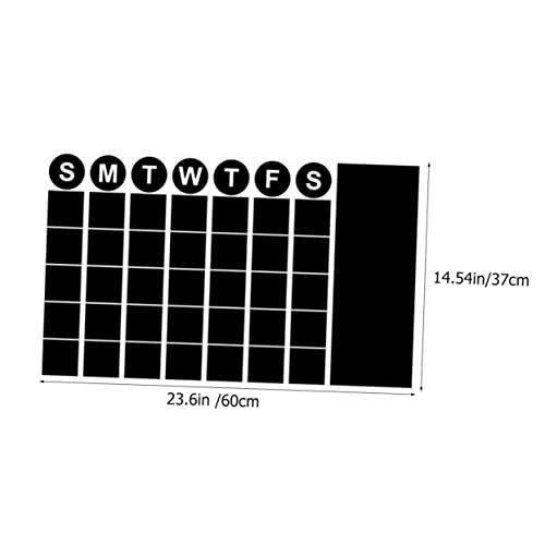 JEWEDECO Selbstklebende Tafel Wandtattoo Sticker Abwischbar Wiederverwendbar Dekorativ für Wohnzimmer Büro Planer Kalender JEWEDECO Selbstklebende Tafel Wandtattoo Sticker Abwischbar Wiederverwendbar Dekorativ für Wohnzimmer Büro Planer Kalender von JEWEDECO