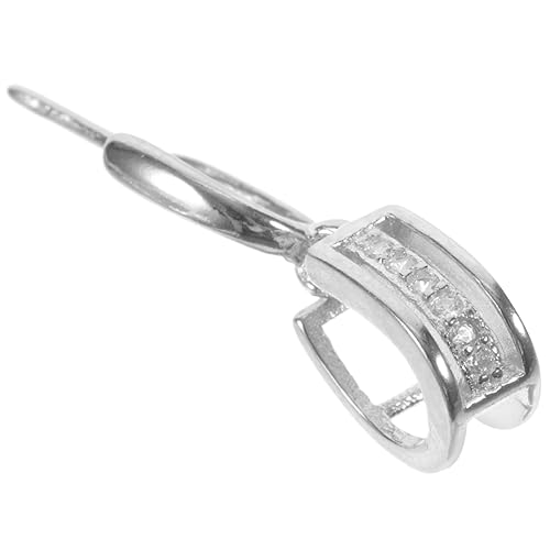 JEWEDECO Silber Anhänger Verschluss mit Großer Kettenverbinder für DIY Schmuck Vielseitig Einsetzbar für Armbänder und von JEWEDECO