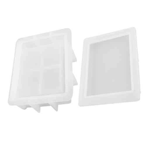 JEWEDECO Silikonform Buch design Flexibel Langlebig Wiederverwendbar Epoxidharz Gießform für Schmuck Aufbewahrungsbox DIY Basteln Non stick Leicht zu Reinigen von JEWEDECO