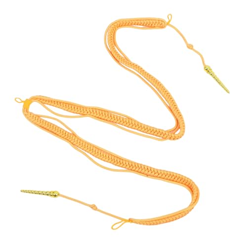 JEWEDECO Uniform Schulter Aiguillette Goldfarbene Geflochtene Schulterschnur für Formelle Militäruniformen Bühnenauftritte Sicherheitszubehör Langlebig Leicht JEWEDECO Uniform Schulter Aiguillette Goldfarbene Geflochtene Schulterschnur für Formelle Militäruniformen Bühnenauftritte Sicherheitszubehör Langlebig Leicht von JEWEDECO