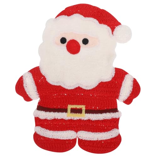 JEWEDECO Weihnachts-aufnäher Zum Aufnähen, Bestickter Weihnachtsmann-aufnäher Zum Aufbügeln, Applikation Für Winterkleidung, Kleider, Mützen, Jeans, Diy-zubehör JEWEDECO Weihnachts-aufnäher Zum Aufnähen, Bestickter Weihnachtsmann-aufnäher Zum Aufbügeln, Applikation Für Winterkleidung, Kleider, Mützen, Jeans, Diy-zubehör von JEWEDECO