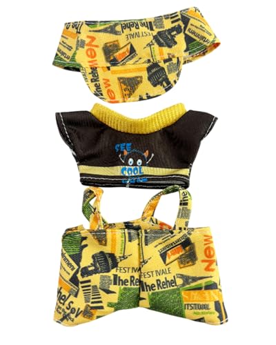 JEXOWIQ Kleidung für Puppe,17cm Niedliche Mini Plüsch Puppen Kleidung Outfit,Kleidung Kompatibel mit3.0 Puppen,für die 17 cm Mini Plüsch Puppen Plüschpuppe, Nicht im Lieferumfang Enthalten (E) von JEXOWIQ