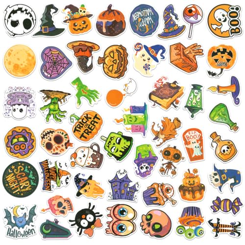 JEYORZY 50 pcs Monster Aufkleber, Halloween-Aufklebers, Halloween Kürbis Sticker, Halloween-Aufkleber, für Halloweens Party Aufklebers Auto Graffiti Aufkleber Motorrad Wasserflasche Party Abziehbilder JEYORZY 50 pcs Monster Aufkleber, Halloween-Aufklebers, Halloween Kürbis Sticker, Halloween-Aufkleber, für Halloweens Party Aufklebers Auto Graffiti Aufkleber Motorrad Wasserflasche Party Abziehbilder von JEYORZY