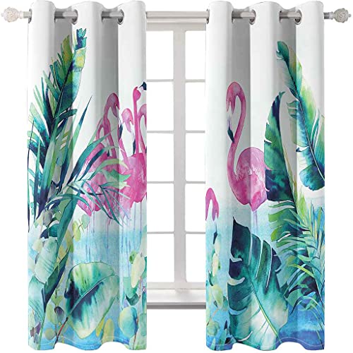 JGCAI Verdunkelungsvorhang Blickdichte Gardinen Mit Ösen Tierischer Flamingo Geräuschreduzierung Lichtundurchlässige Vorhang Für Schlafzimmer Sonnenschutz Thermovorhang 140x160cm 2Er Set JGCAI Verdunkelungsvorhang Blickdichte Gardinen Mit Ösen Tierischer Flamingo Geräuschreduzierung Lichtundurchlässige Vorhang Für Schlafzimmer Sonnenschutz Thermovorhang 140x160cm 2Er Set von JGCAI