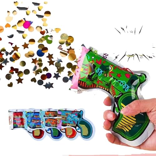 50 Stück Konfetti Pistolen Set, Party Konfettikanone, Shooter Confetti Kanone, Handheld Party Popper Hochzeit Konfettikanone Für Karneval, Geburtstag, Hochzeit, Silvester, Partys, Jubiläum 50 Stück Konfetti Pistolen Set, Party Konfettikanone, Shooter Confetti Kanone, Handheld Party Popper Hochzeit Konfettikanone Für Karneval, Geburtstag, Hochzeit, Silvester, Partys, Jubiläum von JGCJGG