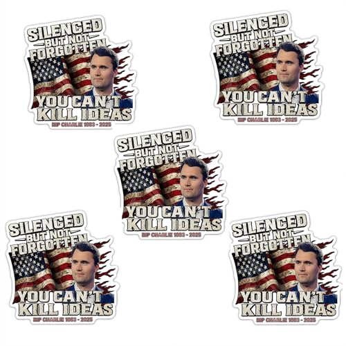 Charlie Kirk Hero Aufkleber, RIP Charlie Kirk - Rest in Peace American Legend Stickers, A True Patriot Pray Justice Assassination Shooting Hero Freedom Merch Aufkleber von JHIALG