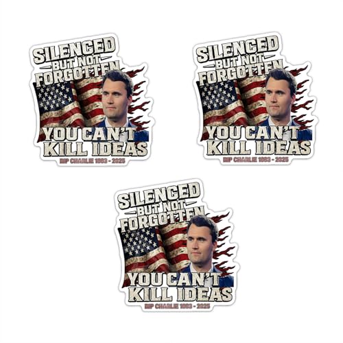 Charlie Kirk Hero Aufkleber, RIP Charlie Kirk - Rest in Peace American Legend Stickers, A True Patriot Pray Justice Assassination Shooting Hero Freedom Merch Aufkleber von JHIALG