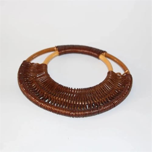 JHSDHYD Bambus taschengriff 1 STK. Dunkelbrauner Taschengriff aus Rattangewebe, DIY-Handtaschenzubehör, handgefertigte Vintage-Taschengriffteile, Bambusgriffe. JHSDHYD Bambus taschengriff 1 STK. Dunkelbrauner Taschengriff aus Rattangewebe, DIY-Handtaschenzubehör, handgefertigte Vintage-Taschengriffteile, Bambusgriffe. von JHSDHYD