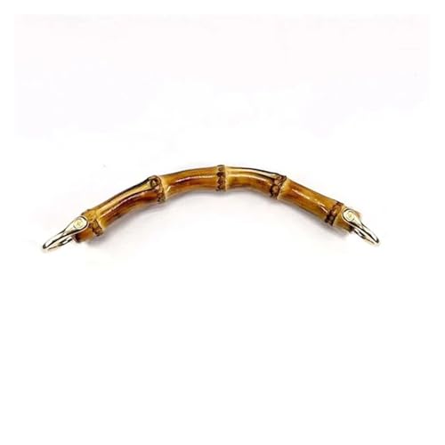 JHSDHYD Bambus taschengriff Bambus-Taschengriffe for Damen, Geldbörse, Handtasche, Tragegriff mit Gliederschnalle, gewebter Taschengriff for DIY-Taschenherstellungszubehör(A1 Wooden Bag Handle) von JHSDHYD