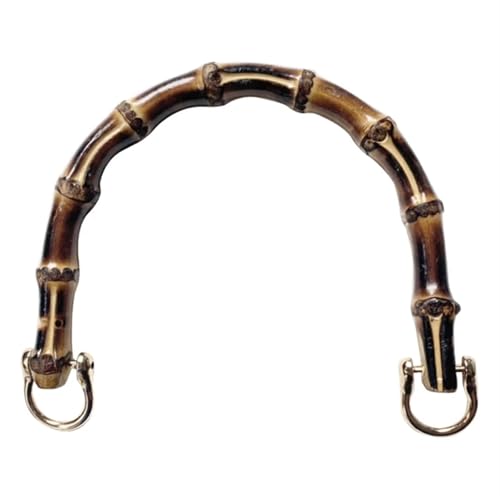 JHSDHYD Bambus taschengriff Bambusgriff for Geldbörsen und Handtaschen, U-förmiger Handtaschengriff zur DIY-Taschenherstellung, Ersatz-Handtaschengriff-Zubehör(120mm Inner Width) von JHSDHYD