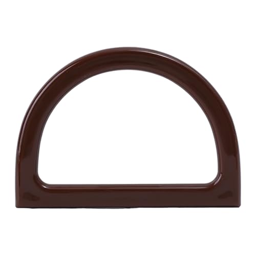 JHSDHYD Bambus taschengriff D-förmige Taschengriffe, DIY-Ersatzgriffe for Handtaschen, Tragegriffe, Geldbörsen, Taschengurte, abnehmbare Taschengriffe aus Holz, Zubehör(Brown) von JHSDHYD