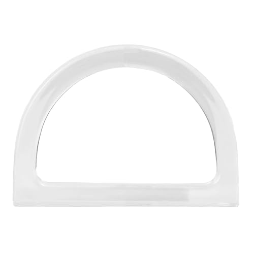 JHSDHYD Bambus taschengriff D-förmige Taschengriffe, DIY-Ersatzgriffe for Handtaschen, Tragegriffe, Geldbörsen, Taschengurte, abnehmbare Taschengriffe aus Holz, Zubehör(Transparent) von JHSDHYD