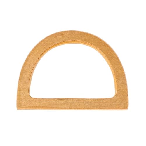 JHSDHYD Bambus taschengriff Round Shape Bamboo Handbag Band Handle Replacement DIY Making Handmade Shoulder Bag Strap Accessory Handle with Buckle(01) von JHSDHYD