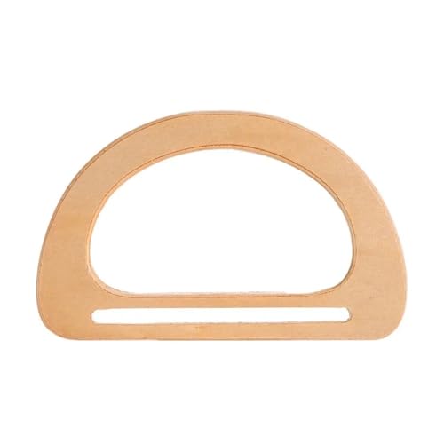 JHSDHYD Bambus taschengriff Round Shape Bamboo Handbag Band Handle Replacement DIY Making Handmade Shoulder Bag Strap Accessory Handle with Buckle(1) von JHSDHYD