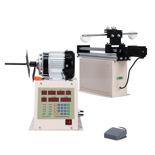 JHXHFJXZ Automatische Spulenwickelmaschine, automatische Geschwindigkeit einstellbar, große Wickelmaschine, elektrische Wickelmaschine, Spule, programmierbar Breites Anwendungsspektrum(SL-B80 800W) von JHXHFJXZ