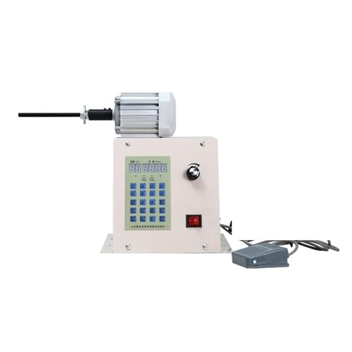 JHXHFJXZ Automatische Spulenwickelmaschine, elektrisch, programmierbar, Zählspule aus Emailledraht, Rückwärtsdrehung, Transformator mit hohem Drehmoment Breites Anwendungsspektrum(A150W) von JHXHFJXZ