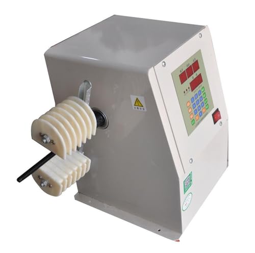 JHXHFJXZ Automatische Spulenwickelmaschine, elektrisch, programmierbar, Zählspule aus Emailledraht, Rückwärtsdrehung, Transformator mit hohem Drehmoment Breites Anwendungsspektrum(C350W) von JHXHFJXZ