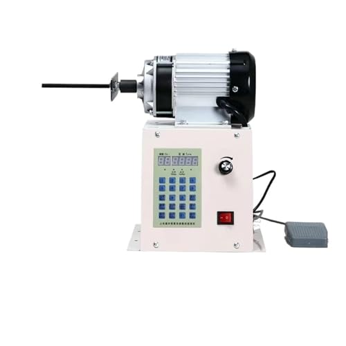 JHXHFJXZ CNC-Wickelmaschine, programmierbares automatisches Zählen von Umdrehungen und Metern, Spulenwickelmaschine mit hohem Drehmoment Breites Anwendungsspektrum(350W) von JHXHFJXZ