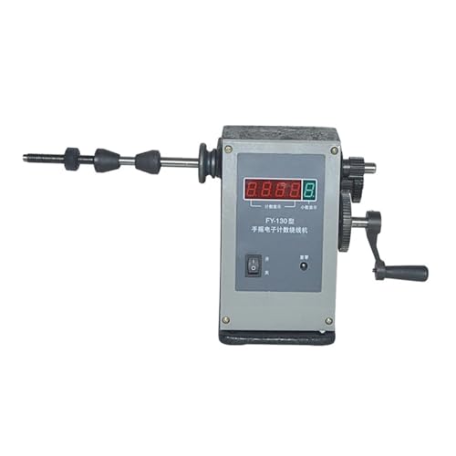 JHXHFJXZ FY-130 Hand-Wickelmaschine mit elektronischer Zählfunktion, Wickelmaschine mit Zwei Geschwindigkeiten, Einstellbarer Spulendurchmesser 150 mm Breites Anwendungsspektrum JHXHFJXZ FY-130 Hand-Wickelmaschine mit elektronischer Zählfunktion, Wickelmaschine mit Zwei Geschwindigkeiten, Einstellbarer Spulendurchmesser 150 mm Breites Anwendungsspektrum von JHXHFJXZ