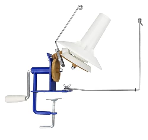 JHXHFJXZ Garnknäuelwickler, handbetriebene Swift-Garnknäuelwicklermaschine, Garnwickler, Nähmaschinenzubehör, Knäuelwickler, Nähwerkzeuge Breites Anwendungsspektrum(Blue) von JHXHFJXZ