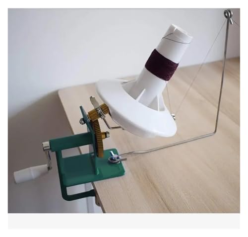 JHXHFJXZ Garnknäuelwickler, handbetriebene Swift-Garnknäuelwicklermaschine, Garnwickler, Nähmaschinenzubehör, Knäuelwickler, Nähwerkzeuge Breites Anwendungsspektrum(Green) von JHXHFJXZ