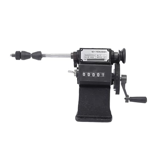 JHXHFJXZ Manuelle Wickelmaschine, 0-99999S Zählbereich, Handwickelmaschine mit 1,5-13mm Spannfutter, Zählwicklerzähler Breites Anwendungsspektrum(Model1) von JHXHFJXZ