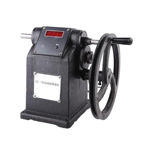 JHXHFJXZ NZ-7 Hand Wickel Maschine Dicken Draht Hand Elektronische Zähler Binden Maschine Dicke Welle Breites Anwendungsspektrum(Steel Gear) von JHXHFJXZ