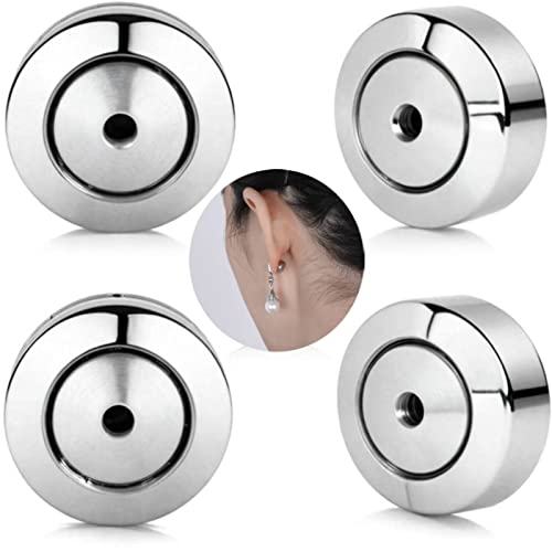Ohrring-Verschlüsse, 4 Stück, Würfel-Ohrring-Verschlüsse für Ohrstecker, Diamantohrringe, Hängeohren, Ohrstecker-Ersatz, große schwere Ohrring-Unterstützung für Ohrstecker Ohrring-Verschlüsse, 4 Stück, Würfel-Ohrring-Verschlüsse für Ohrstecker, Diamantohrringe, Hängeohren, Ohrstecker-Ersatz, große schwere Ohrring-Unterstützung für Ohrstecker von JIACHARMED