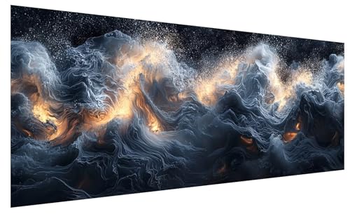 Diamond Painting Erwachsene Groß Abstrakt, DIY Full Drill Diamond Painting Bilder Fantasie, 5D Kristall Strass Mosaikherstellung Bastelset für Deko Wohnzimmer, Geschenke für Frauen 200x80cm A-20 Diamond Painting Erwachsene Groß Abstrakt, DIY Full Drill Diamond Painting Bilder Fantasie, 5D Kristall Strass Mosaikherstellung Bastelset für Deko Wohnzimmer, Geschenke für Frauen 200x80cm A-20 von JIAGUANG