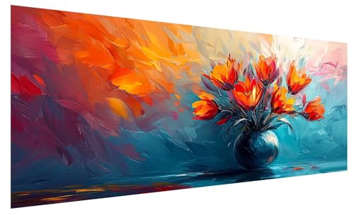 Diamond Painting Erwachsene Groß Blume, DIY Full Drill Diamond Painting Bilder Anlage, 5D Kristall Strass Mosaikherstellung Bastelset für Deko Wohnzimmer Wanddeko, Geschenke für Frauen 200x80cm C-12 Diamond Painting Erwachsene Groß Blume, DIY Full Drill Diamond Painting Bilder Anlage, 5D Kristall Strass Mosaikherstellung Bastelset für Deko Wohnzimmer Wanddeko, Geschenke für Frauen 200x80cm C-12 von JIAGUANG