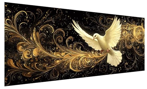 Diamond Painting Erwachsene Groß Einfachheit, DIY Full Drill Diamond Painting Bilder Friedenstaube, 5D Kristall Strass Mosaikherstellung Bastelset Deko Wohnzimmer, Geschenke für Frauen 200x80cm A-94 Diamond Painting Erwachsene Groß Einfachheit, DIY Full Drill Diamond Painting Bilder Friedenstaube, 5D Kristall Strass Mosaikherstellung Bastelset Deko Wohnzimmer, Geschenke für Frauen 200x80cm A-94 von JIAGUANG