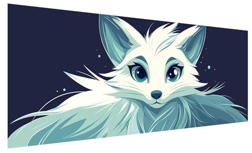 Diamond Painting Erwachsene Groß Fuchs, DIY Full Drill Diamond Painting Bilder Karikatur, 5D Kristall Strass Mosaikherstellung Bastelset für Deko Wohnzimmer Wanddeko, Geschenke für Frauen 80x30cm B-53 Diamond Painting Erwachsene Groß Fuchs, DIY Full Drill Diamond Painting Bilder Karikatur, 5D Kristall Strass Mosaikherstellung Bastelset für Deko Wohnzimmer Wanddeko, Geschenke für Frauen 80x30cm B-53 von JIAGUANG