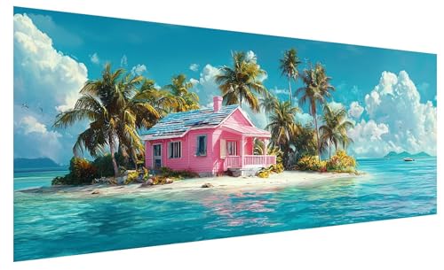 Diamond Painting Erwachsene Groß Meer, DIY Full Drill Diamond Painting Bilder Baum, 5D Kristall Strass Mosaikherstellung Bastelset für Deko Wohnzimmer Wanddeko, Geschenke für Frauen 130x50cm B-43 Diamond Painting Erwachsene Groß Meer, DIY Full Drill Diamond Painting Bilder Baum, 5D Kristall Strass Mosaikherstellung Bastelset für Deko Wohnzimmer Wanddeko, Geschenke für Frauen 130x50cm B-43 von JIAGUANG
