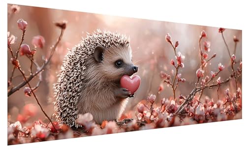 Diamond Painting Erwachsene Groß Niedlich, DIY Full Drill Diamond Painting Bilder Igel, 5D Kristall Strass Mosaikherstellung Bastelset für Deko Wohnzimmer Wanddeko, Geschenke für Frauen 200x80cm A-4 Diamond Painting Erwachsene Groß Niedlich, DIY Full Drill Diamond Painting Bilder Igel, 5D Kristall Strass Mosaikherstellung Bastelset für Deko Wohnzimmer Wanddeko, Geschenke für Frauen 200x80cm A-4 von JIAGUANG