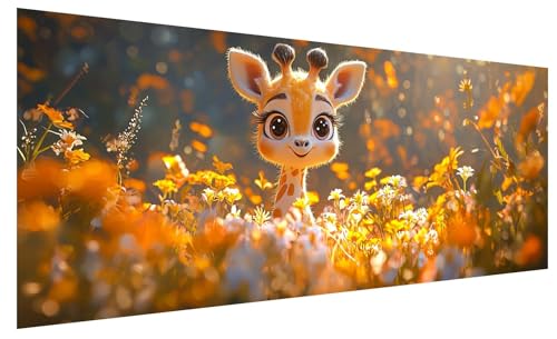Diamond Painting Erwachsene Groß Niedlich, DIY Full Drill Diamond Painting Bilder Reh, 5D Kristall Strass Mosaikherstellung Bastelset für Deko Wohnzimmer Wanddeko, Geschenke für Frauen 130x50cm B-29 Diamond Painting Erwachsene Groß Niedlich, DIY Full Drill Diamond Painting Bilder Reh, 5D Kristall Strass Mosaikherstellung Bastelset für Deko Wohnzimmer Wanddeko, Geschenke für Frauen 130x50cm B-29 von JIAGUANG