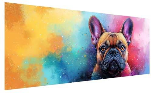 Diamond Painting Erwachsene Groß Traum, DIY Full Drill Diamond Painting Bilder Hund, 5D Kristall Strass Mosaikherstellung Bastelset für Deko Wohnzimmer Wanddeko, Geschenke für Frauen 100x40cm C-2 Diamond Painting Erwachsene Groß Traum, DIY Full Drill Diamond Painting Bilder Hund, 5D Kristall Strass Mosaikherstellung Bastelset für Deko Wohnzimmer Wanddeko, Geschenke für Frauen 100x40cm C-2 von JIAGUANG
