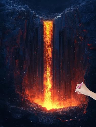 Diamond Painting Erwachsene Herbst, DIY Fantasy Diamond Painting Eckige Steine Set, Diamant Kunst Bilder für Anfänger, Diamant Malerei Bastelset Erwachsene für Home Wanddeko, Geschenke, 50x70 cm, L-19 von JIAGUANG