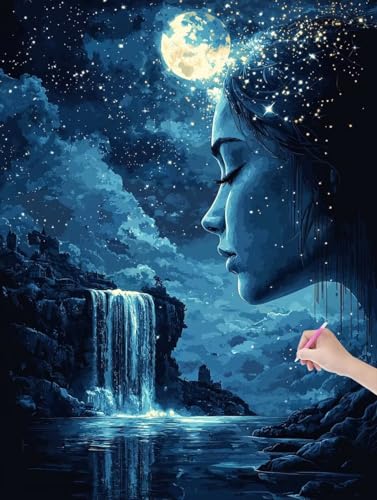 Diamond Painting Erwachsene Herbst, DIY Landschaft Diamond Painting Eckige Steine Set, Diamant Kunst Bilder für Anfänger, Diamant Malerei Bastelset Erwachsene für Wanddeko, Geschenke, 50x70 cm, K-99 von JIAGUANG